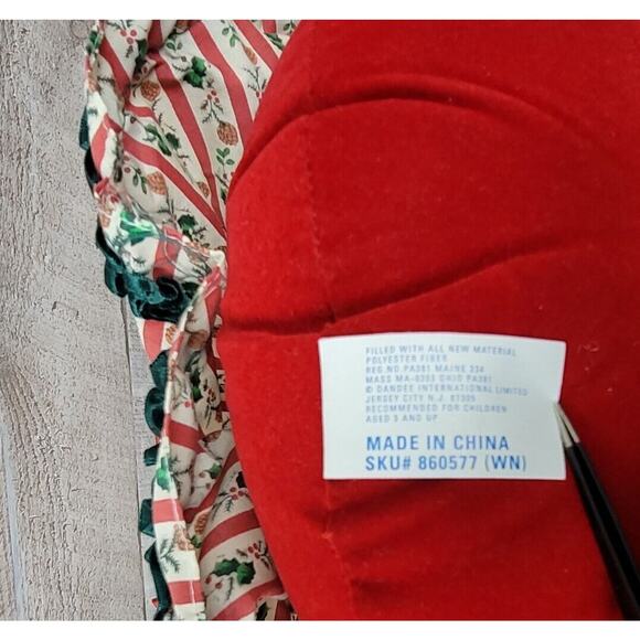 Vintage Christmas Bunny Plush DanDee Boy Girl Holiday Kids Kay Bee Toys - Picture 5 of 16